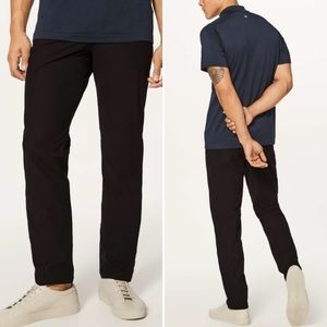 Lululemon Mens ABC Pant Classic Black Neutral Technical Casual Travel Minimal 40